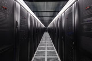 Couloir de cold corridor dans un Datacenter DC2SCALE